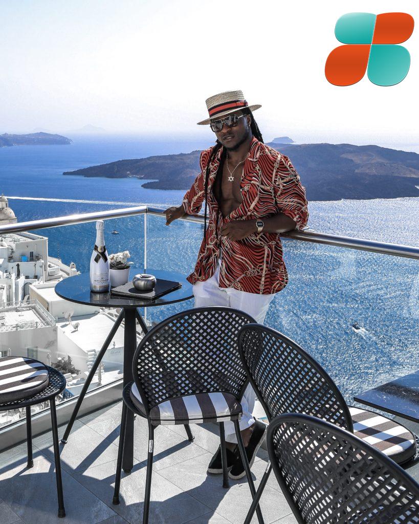 L'influencer de mode, Manlikeclix passe un bon temps en Grèce